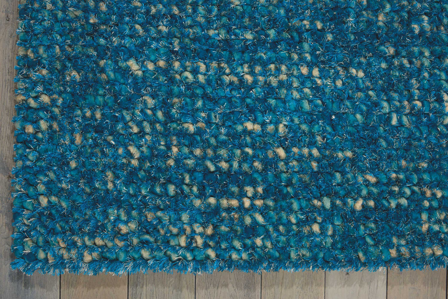 Nourison Home Fantasia FAN1 Turquoise  Contemporary Woven Rug