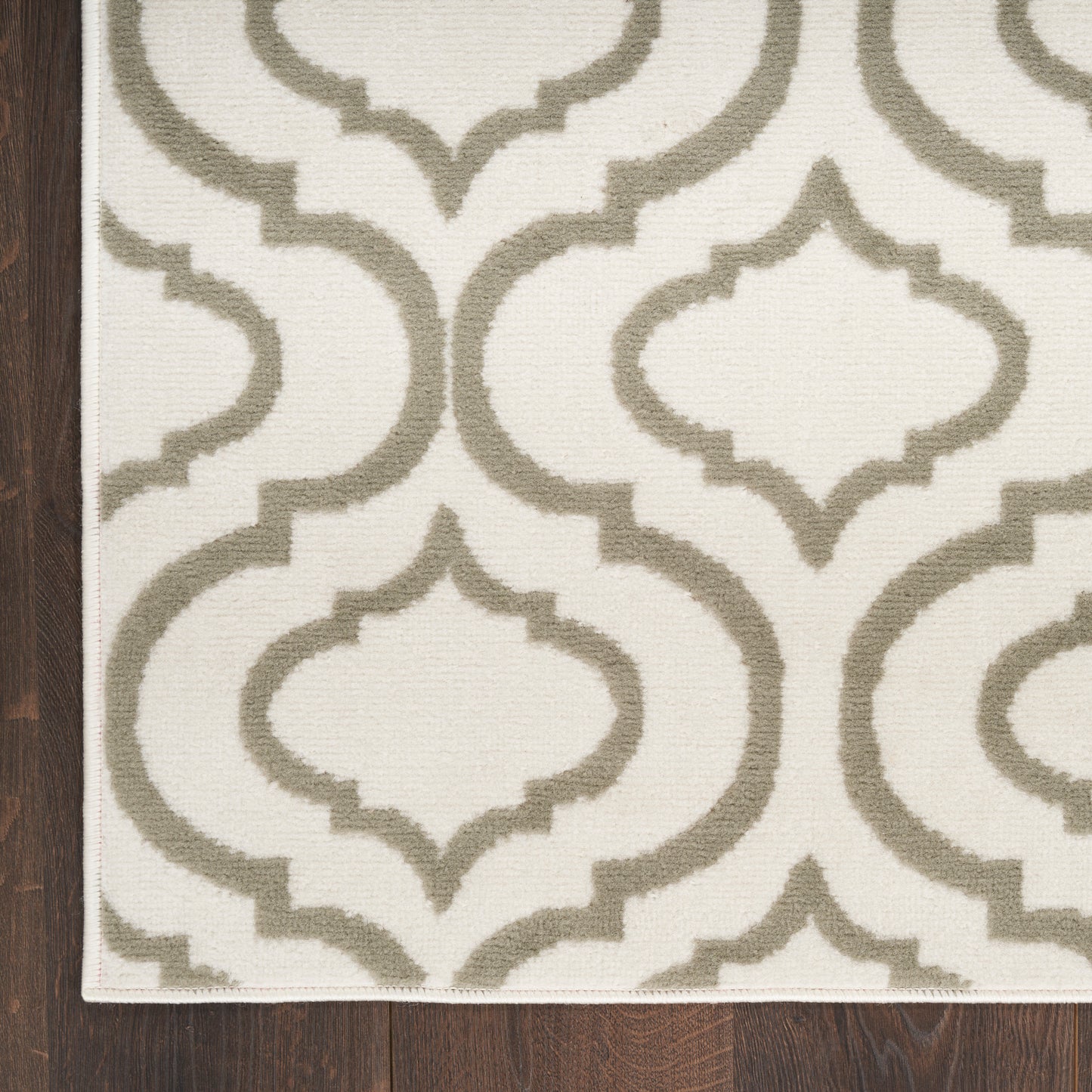 Nourison Home Jubilant JUB19 Ivory Green  Transitional Machinemade Rug