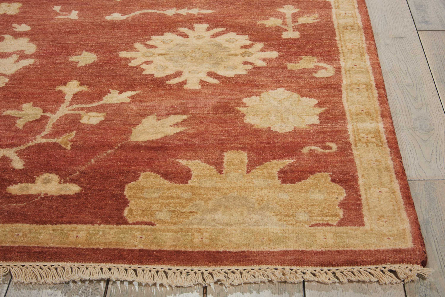 Nourison Home Grand Estate GRA03 Persimmon  Traditional Knotted Rug