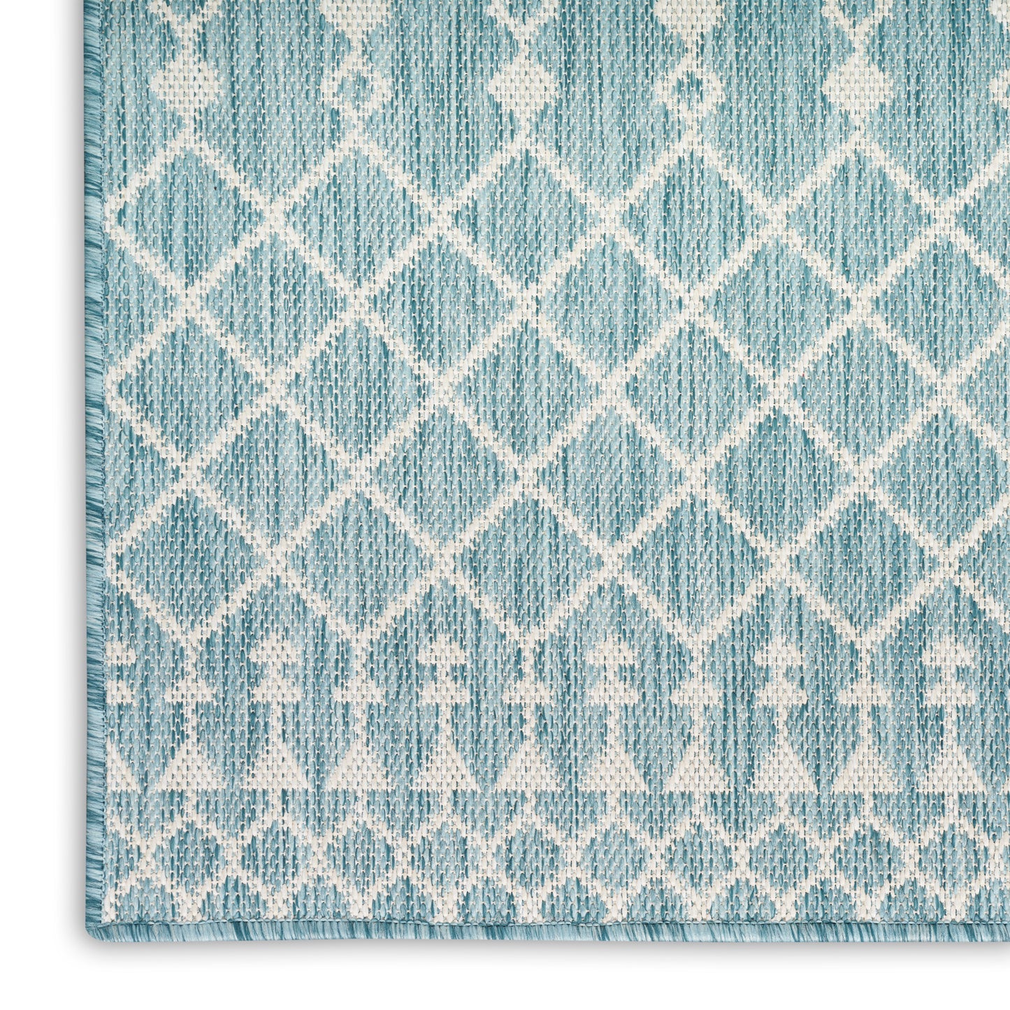 Nourison Home Positano POS02 Aqua  Contemporary Machinemade Rug