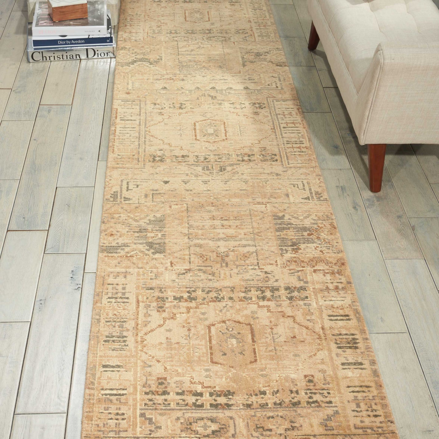 Nourison Home Silk Elements SKE13 Beige  Traditional Loom Rug