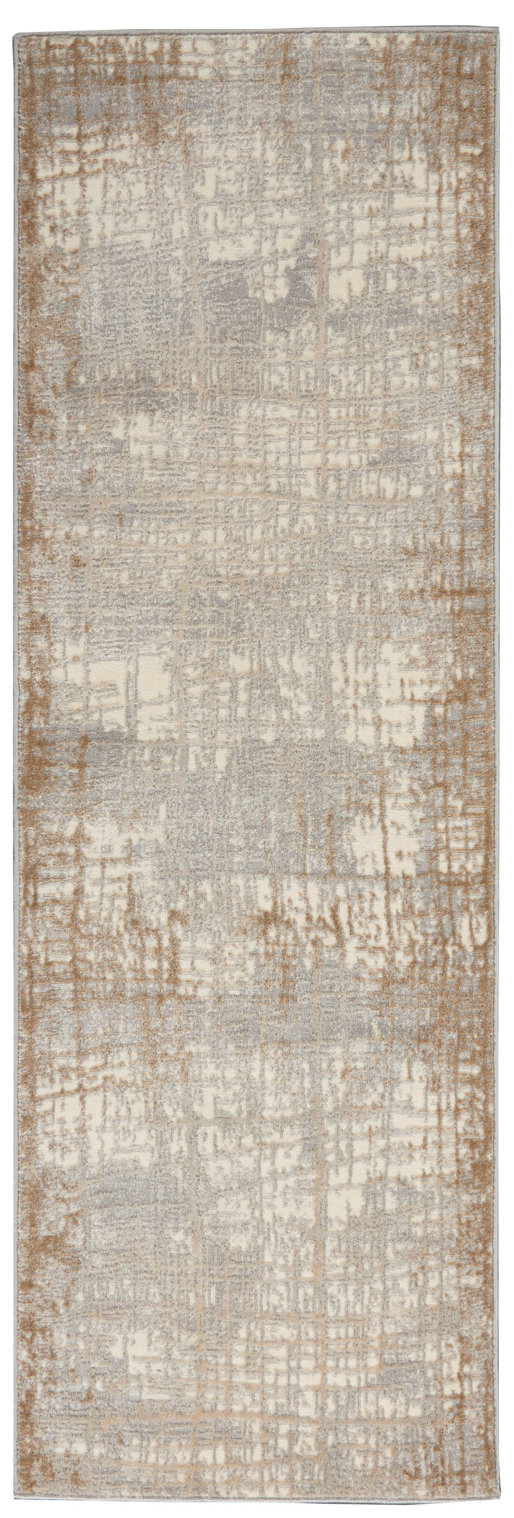 Calvin Klein Ck950 Rush CK950 Ivory Taupe  Contemporary Machinemade Rug