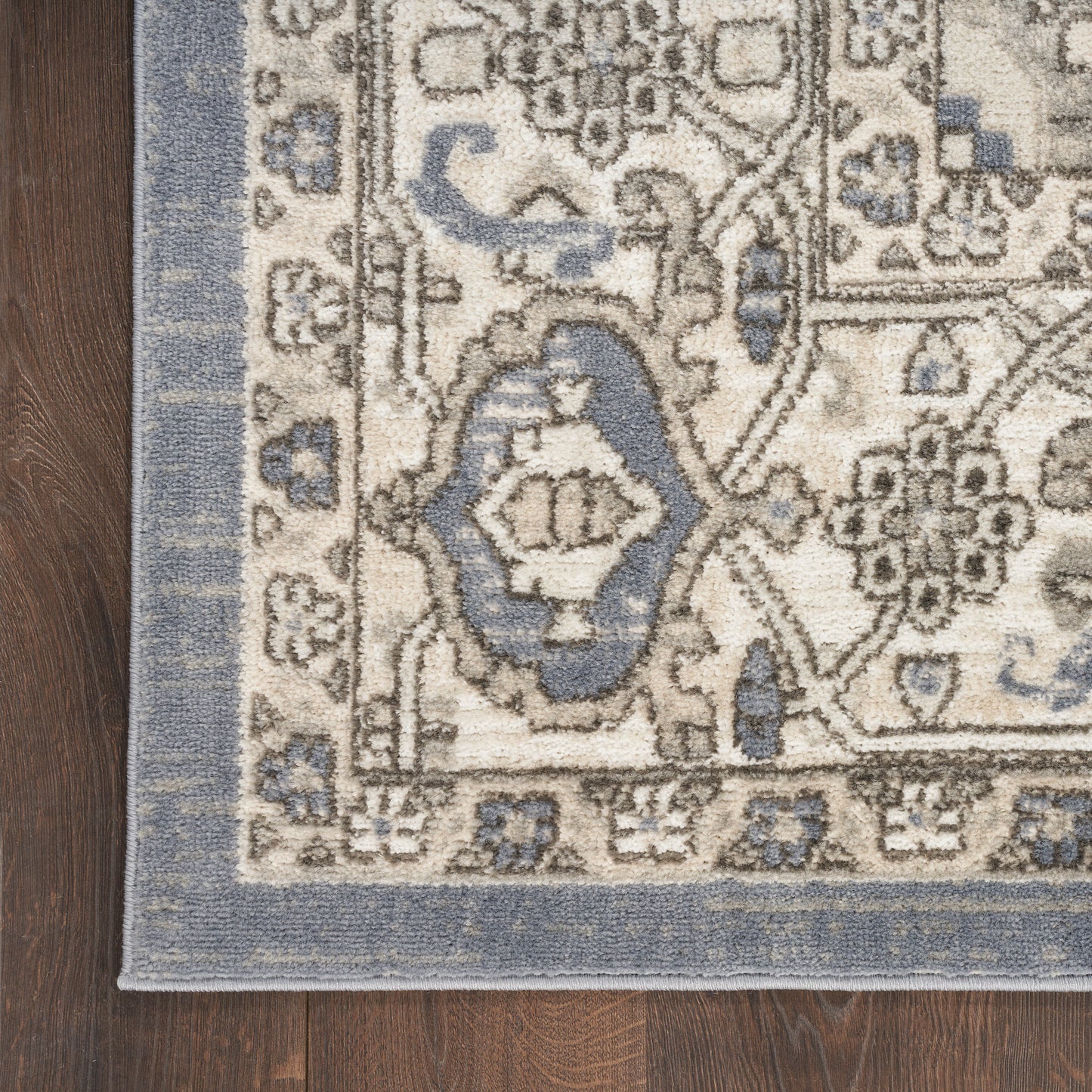 Nourison Home Quarry QUA05 Blue  Transitional Machinemade Rug