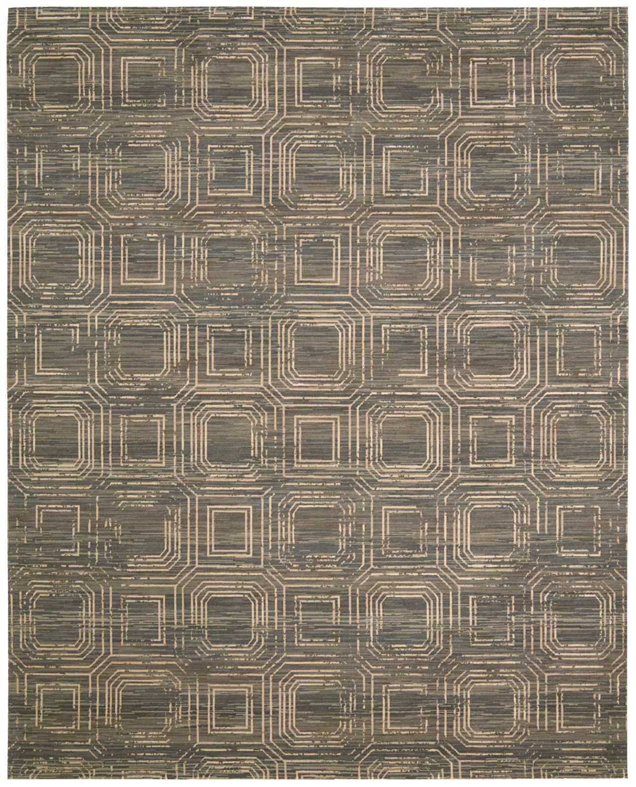 Nourison Home Silken Allure SLK24 Smoke  Transitional Loom Rug