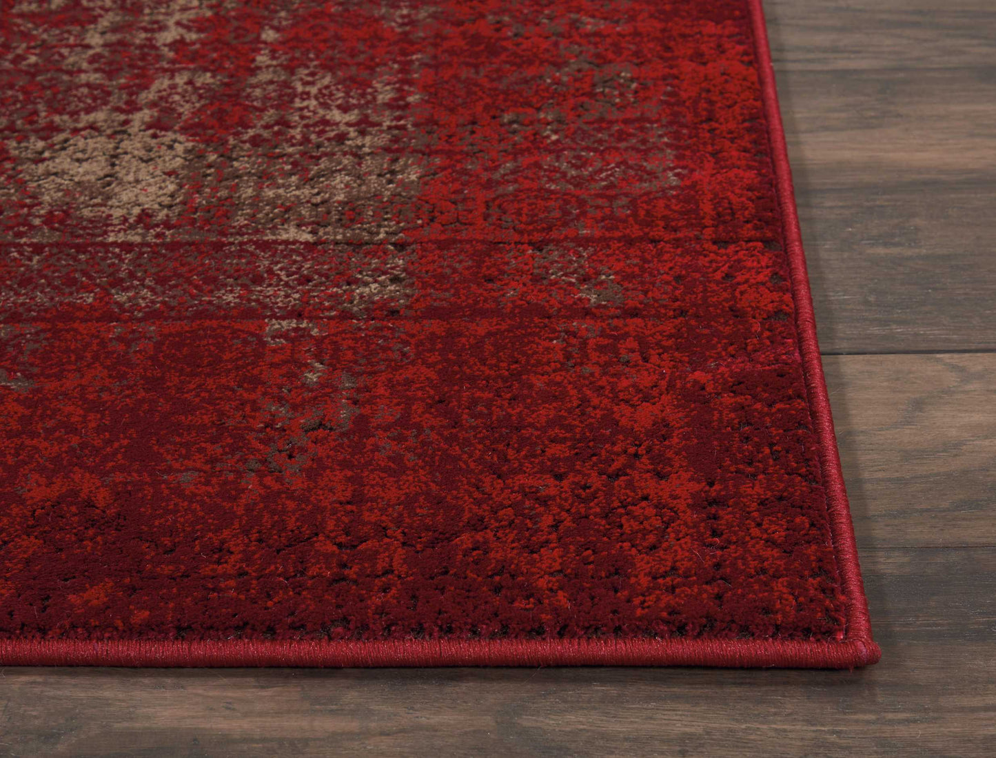 Nourison Home Karma KRM01 Red  Traditional Machinemade Rug