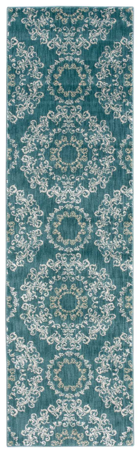 Nourison Home Tranquility TNQ03 Aqua Transitional Machinemade Rug