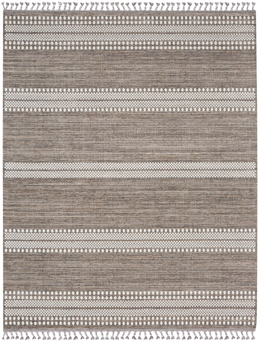 Nourison Home Asilah ASI02 Mocha Ivory  Contemporary Machinemade Rug