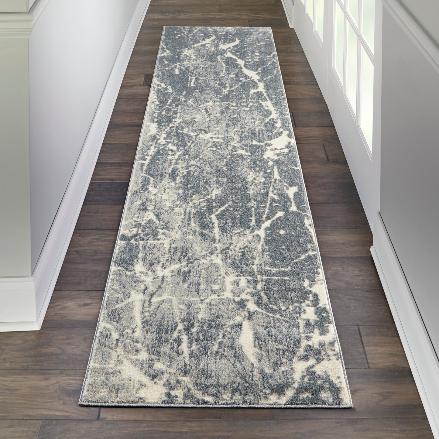 Nourison Home Sahara KI393 Ivory Slate  Contemporary Machinemade Rug