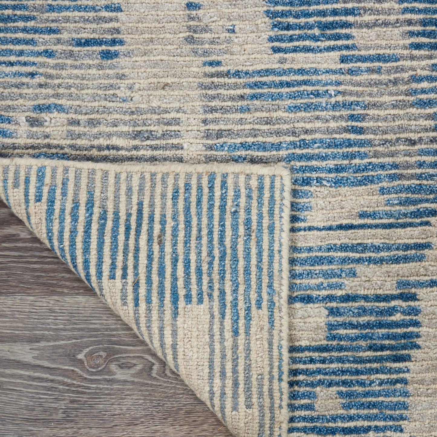 Nourison Home Ellora ELL01 Blue  Contemporary Knotted Rug