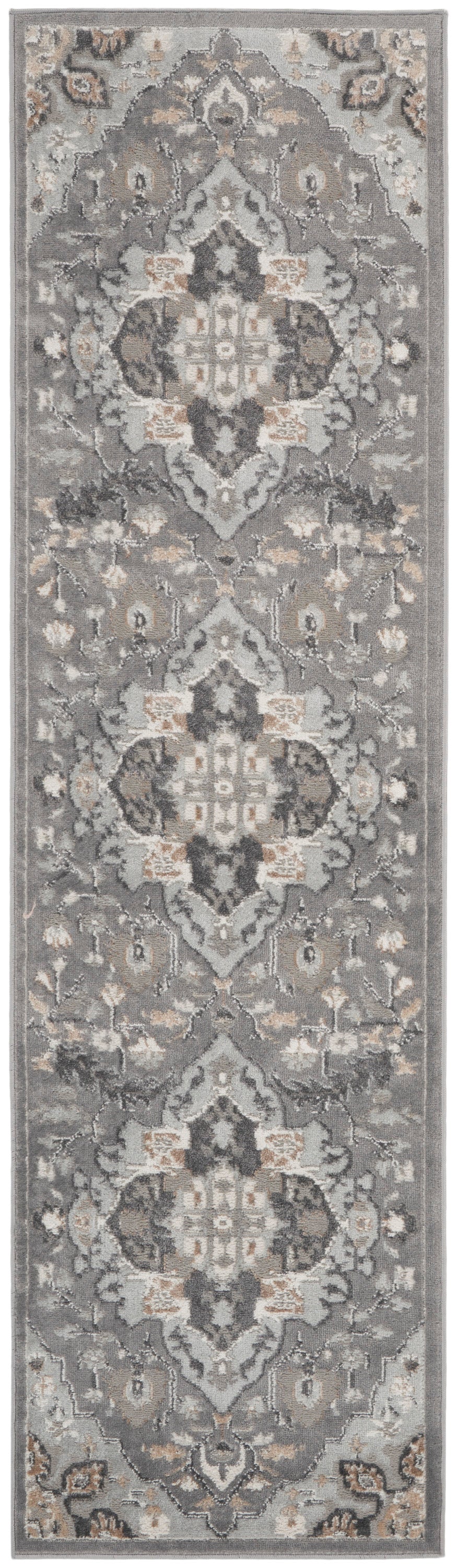 Nourison Home Elation ETN09 Grey  Traditional Machinemade Rug