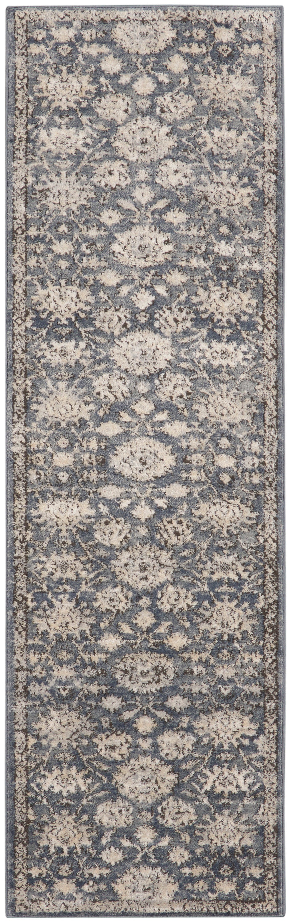 Nourison Home Quarry QUA06 Blue Beige  Traditional Machinemade Rug