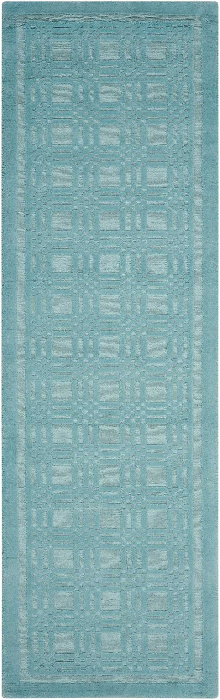 Nourison Home Westport WP32 Aqua Transitional Loom Rug