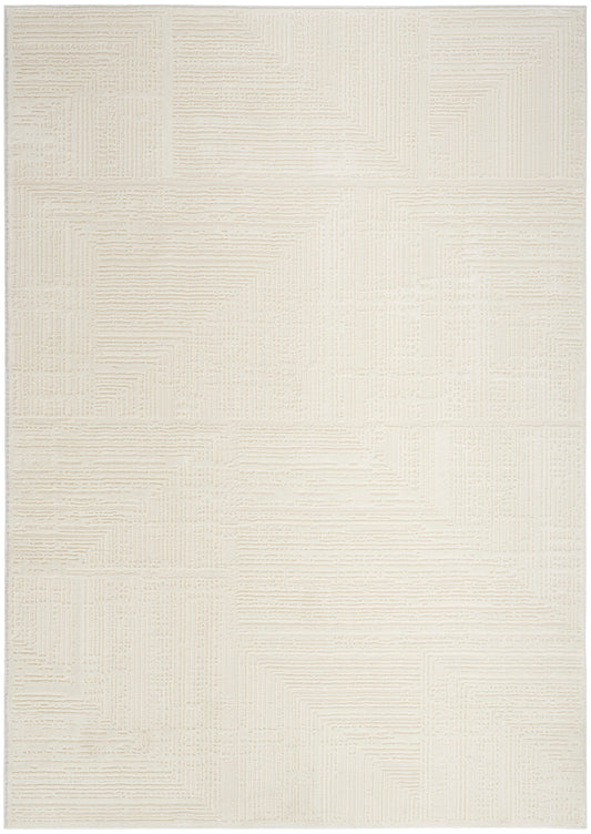 Nourison Home Sustainable Trends SUT07 Ivory  Contemporary Machinemade Rug