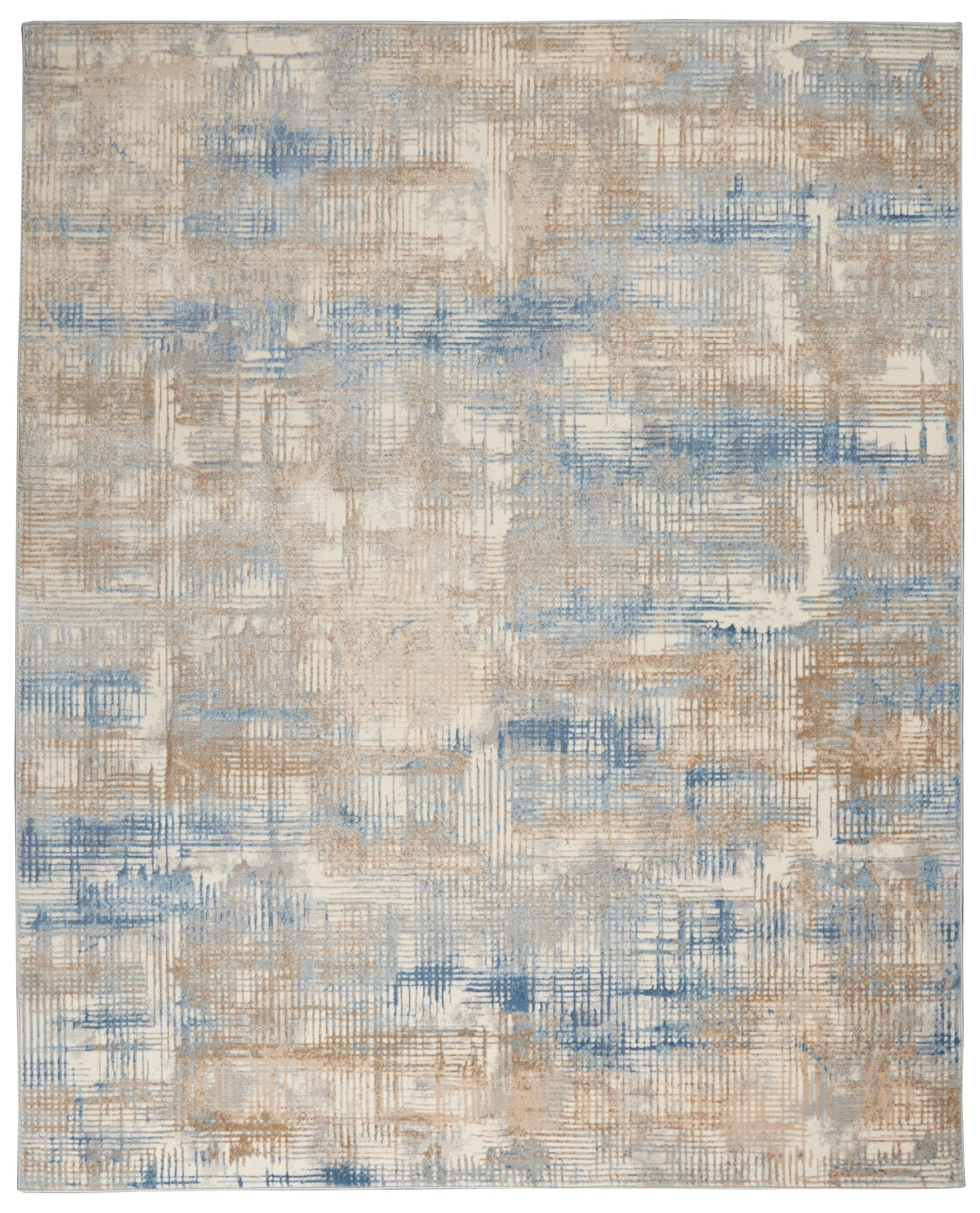 Calvin Klein Ck950 Rush CK951 Blue Beige  Contemporary Machinemade Rug