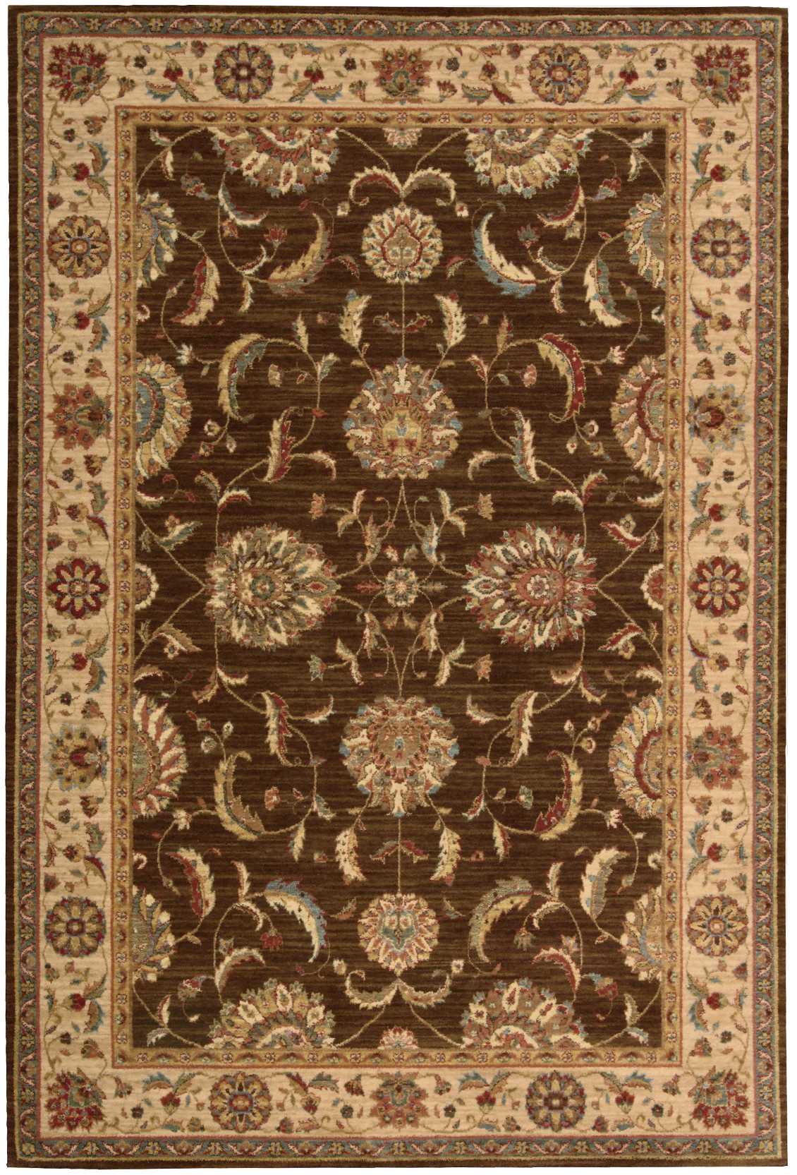 Nourison Home Living Treasures LI04 Brown  Traditional Loom Rug