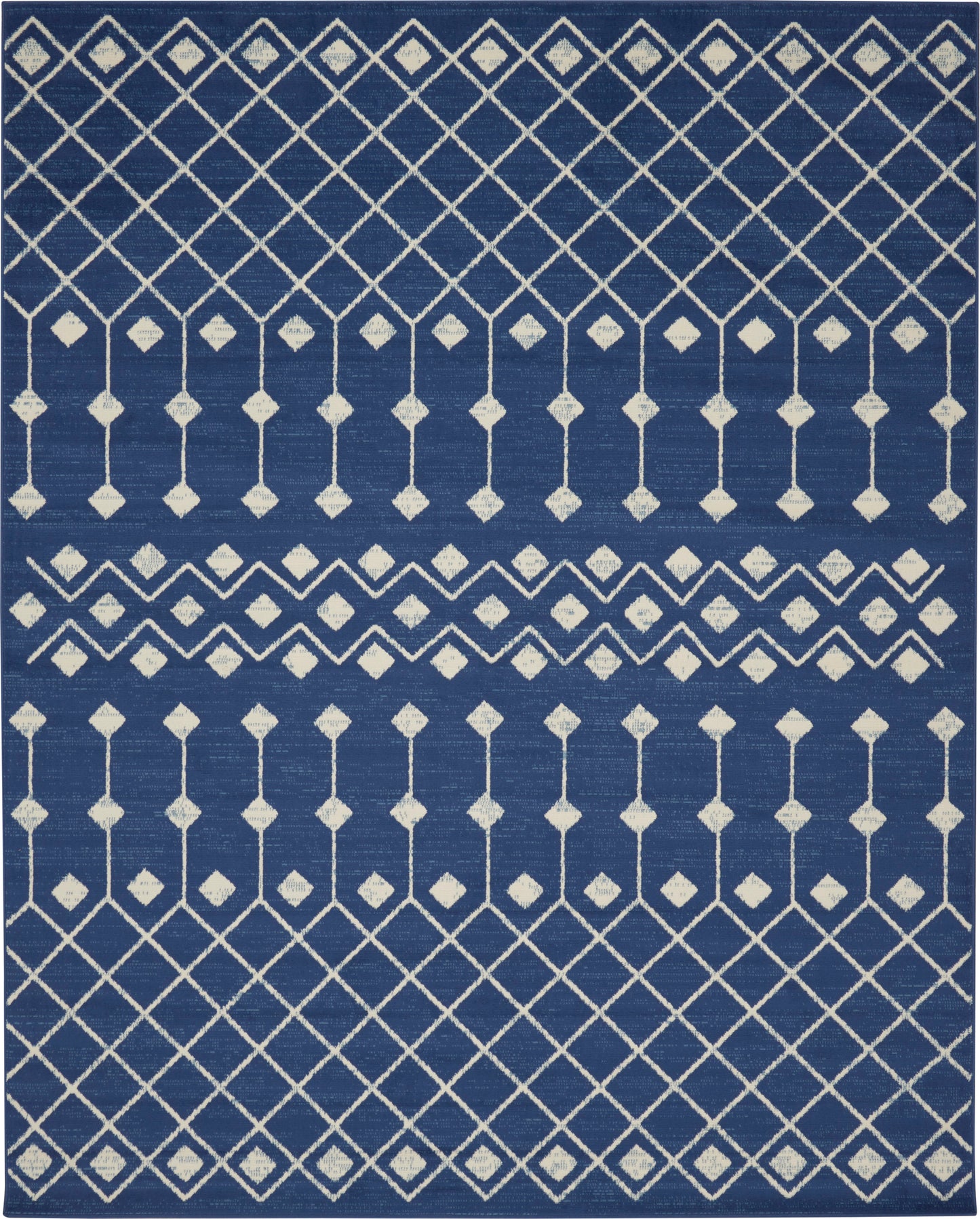 Nourison Home Grafix GRF37 Navy  Transitional Machinemade Rug