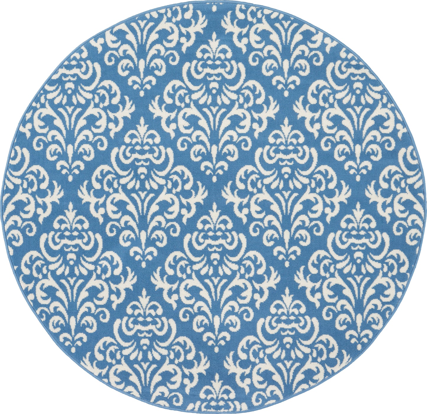 Nourison Home Grafix GRF06 Blue  Transitional Machinemade Rug