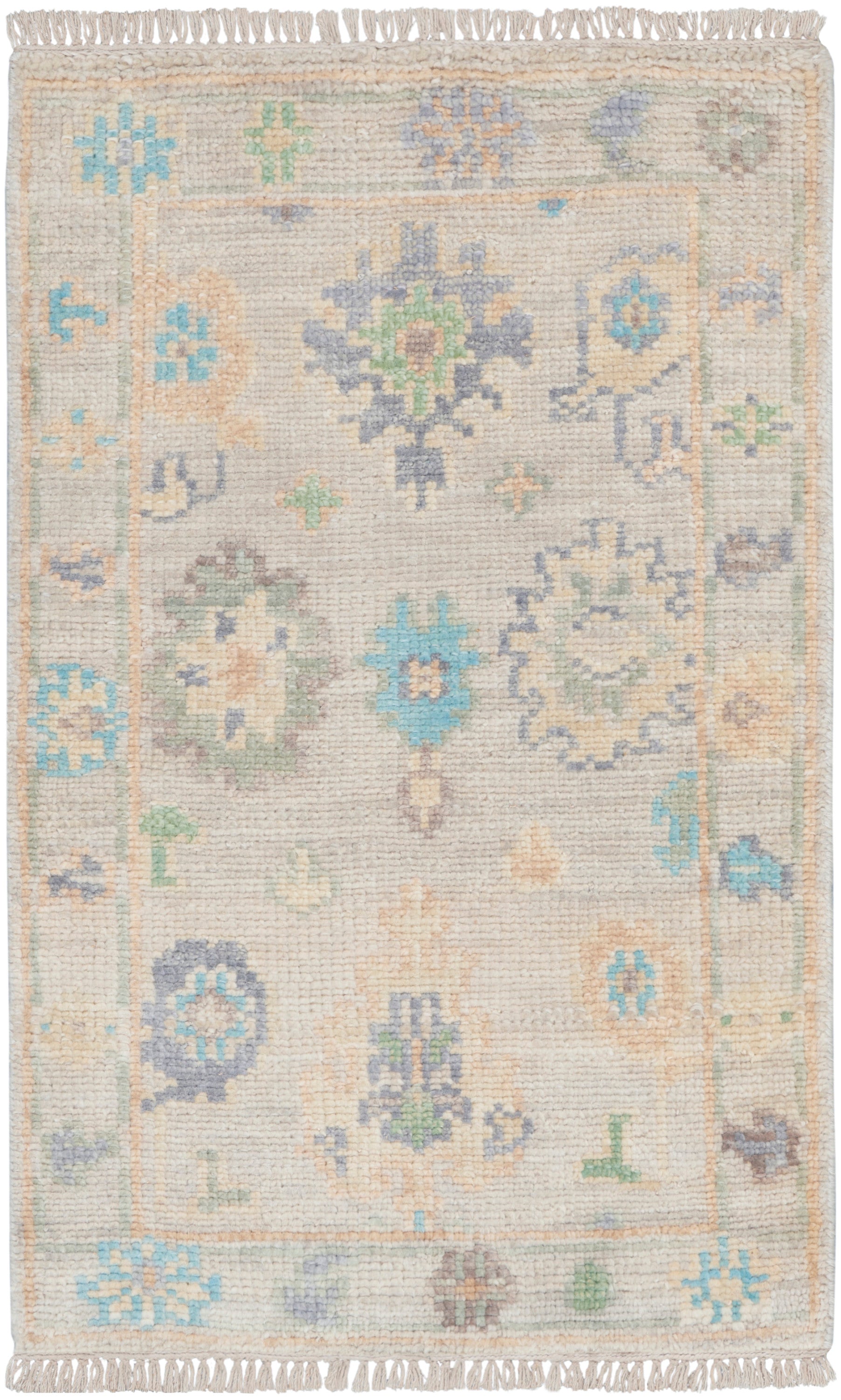 Nourison Home Odessa ODS07 Ivory Multicolor Traditional Knotted Rug