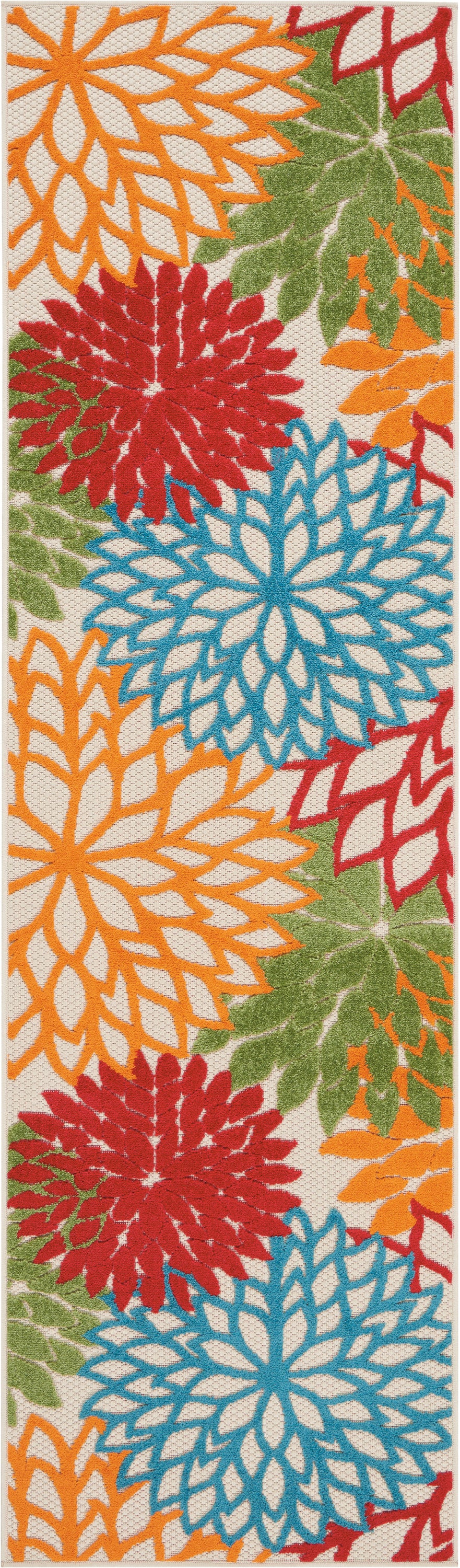 Nourison Home Aloha ALH05 Green  Contemporary Machinemade Rug