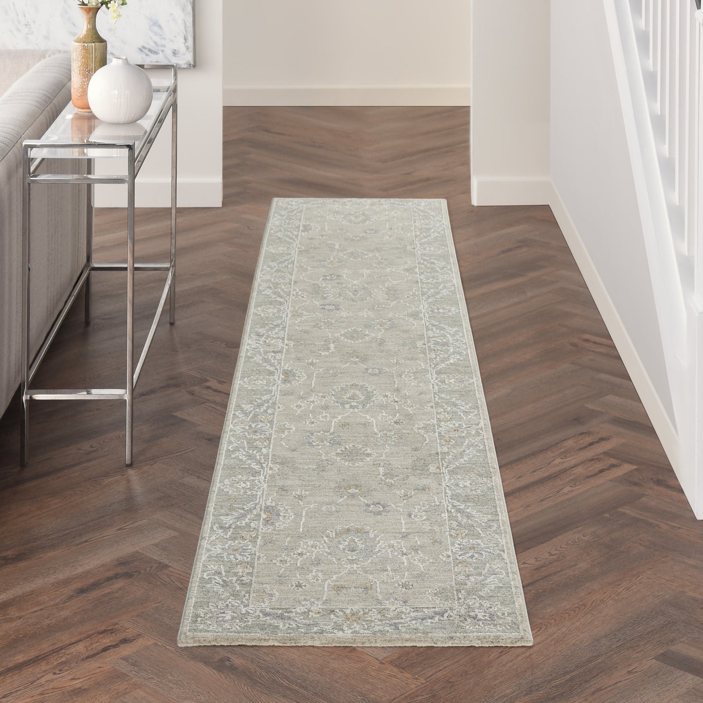 Nourison Home Infinite IFT03 Lt Grey  Traditional Machinemade Rug