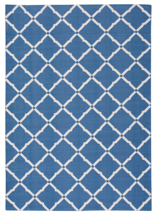 Nourison Home Home & Garden RS091 Navy Transitional Machinemade Rug