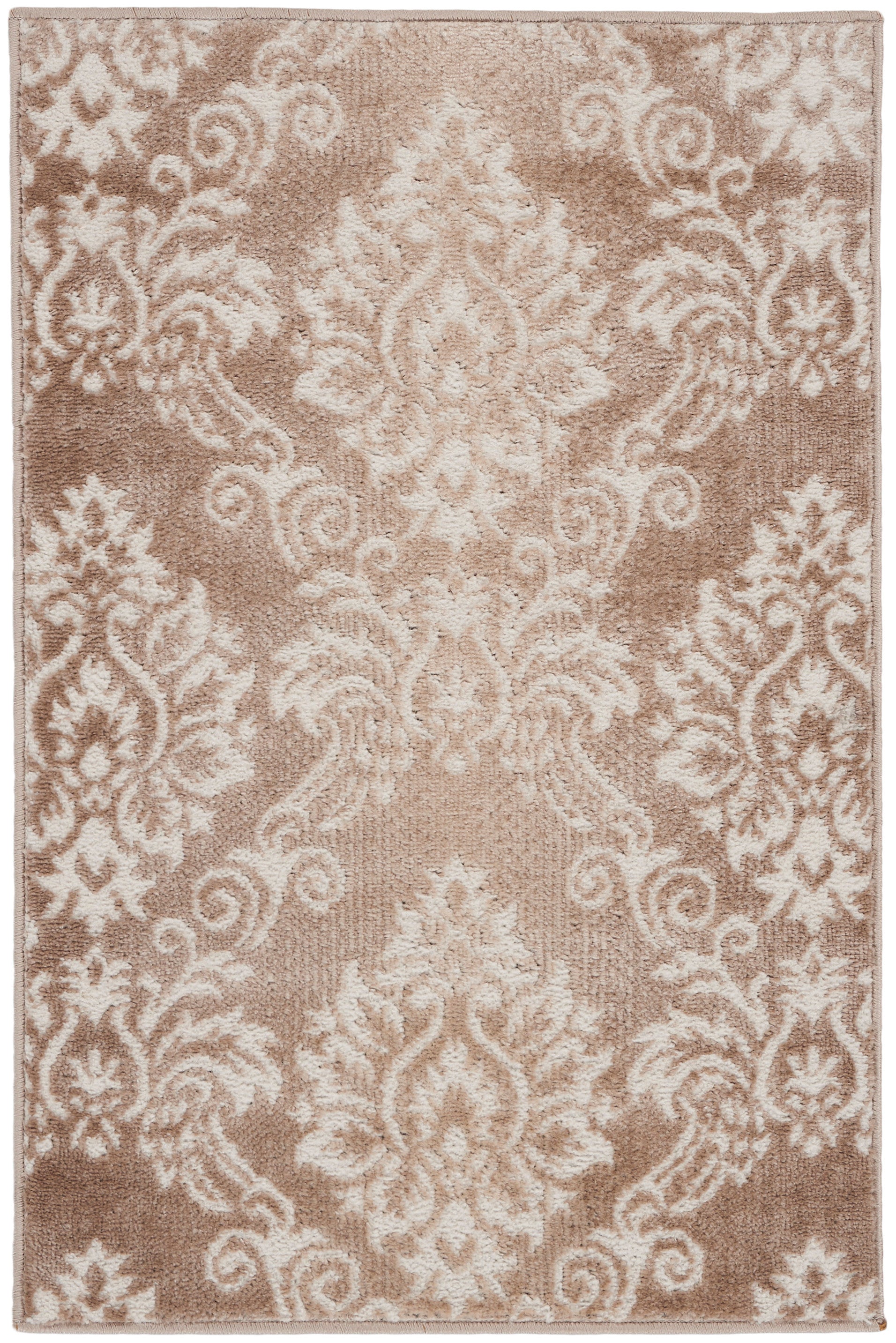 Nourison Home Elation ETN03 Ivory Mocha Traditional Machinemade Rug