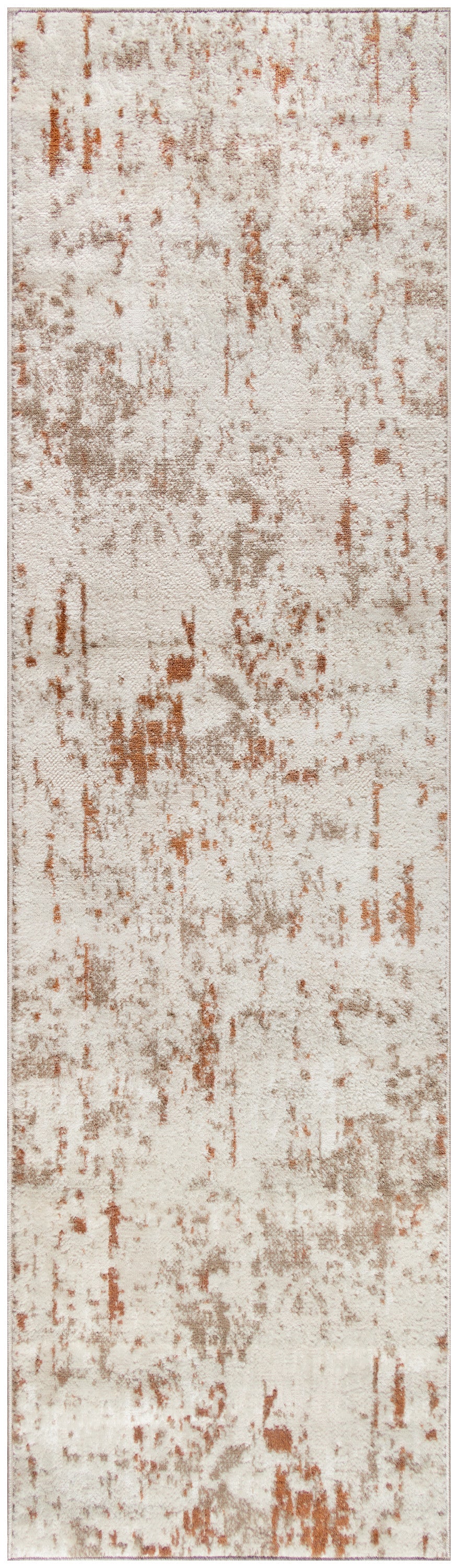 Nourison Home Quarry QUA01 Ivory Rust Contemporary Machinemade Rug