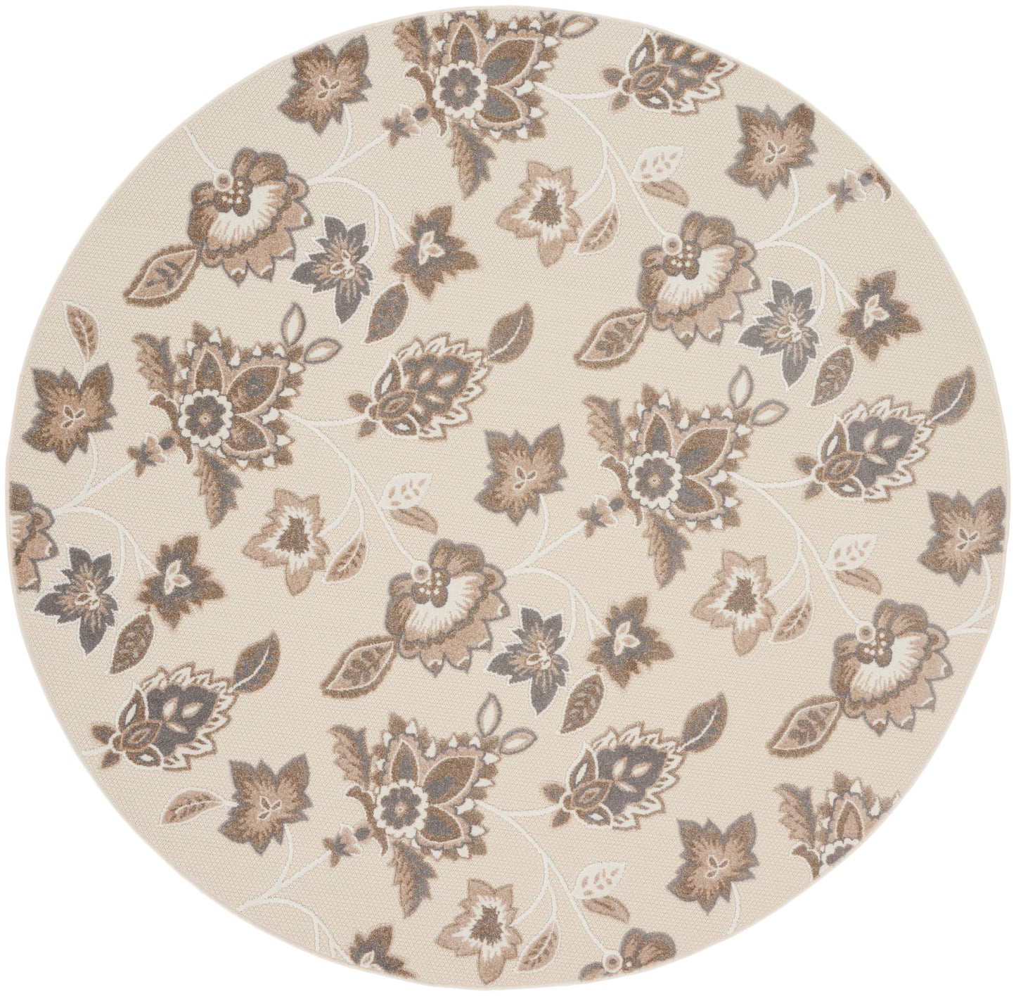 Nourison Home Aloha ALH31 Beige  Contemporary Machinemade Rug