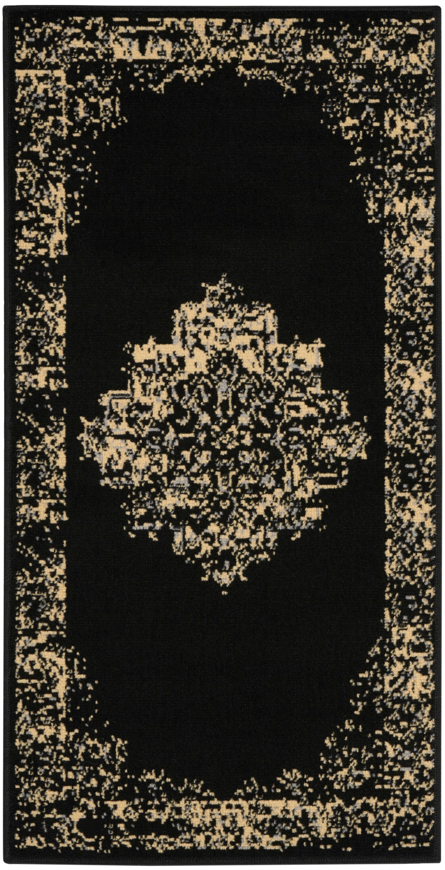 Nourison Home Grafix GRF14 Black Transitional Machinemade Rug