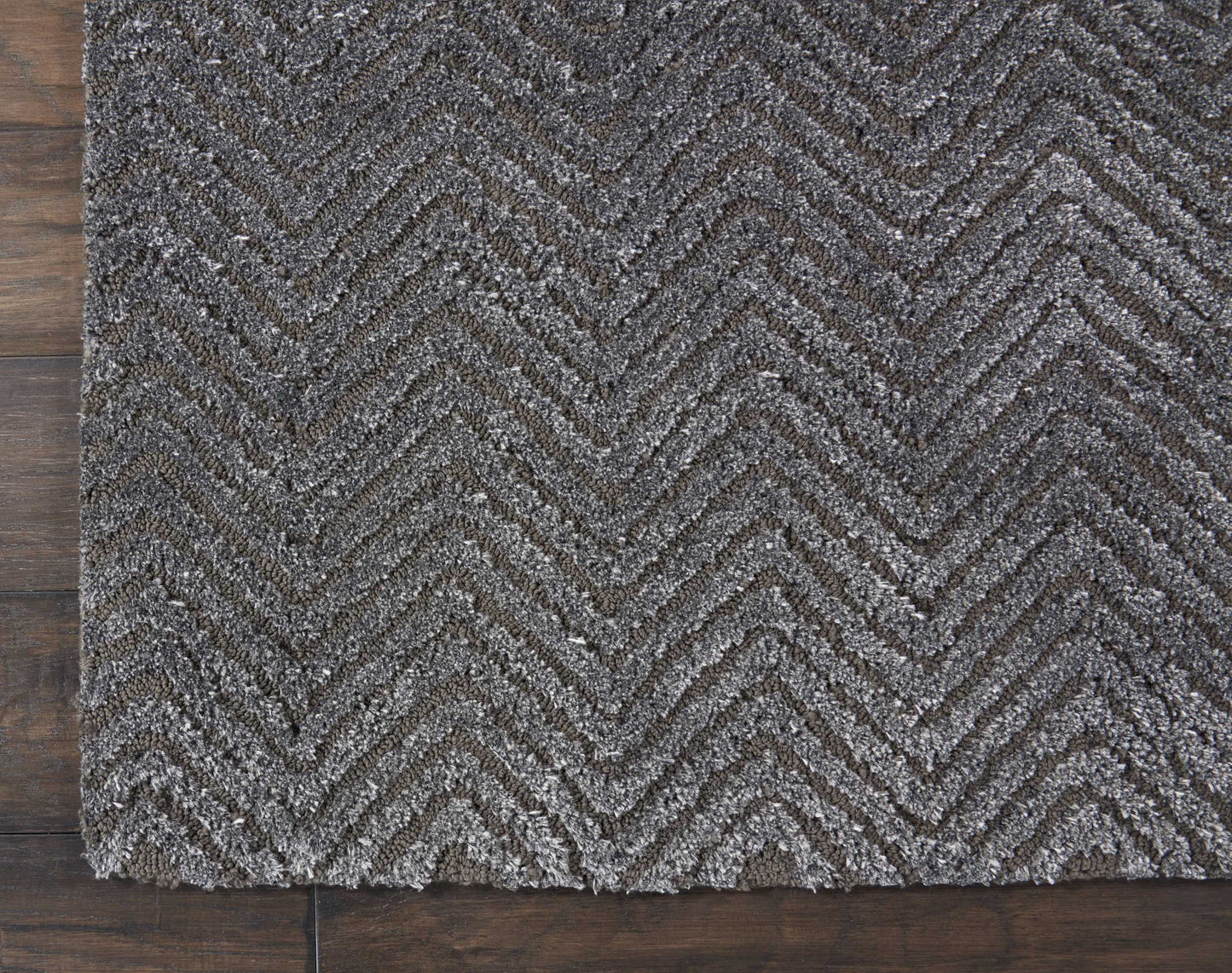 Nourison Home Deco Mod DEC03 Grey  Transitional Tufted Rug