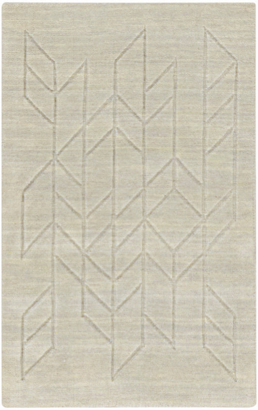 Nourison Home Alessia ALE01 Sage Contemporary Knotted Rug