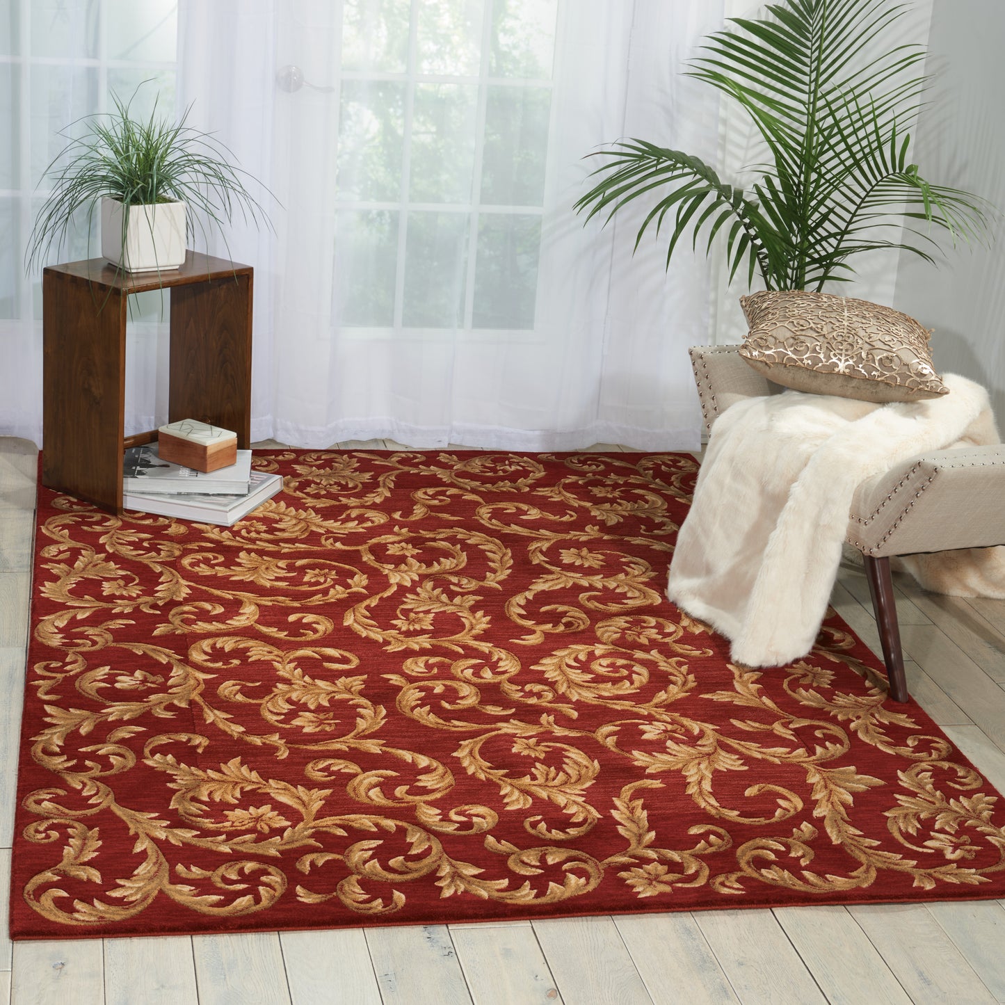 Nourison Home Ashton House AS04 Sienna  Traditional Woven Rug