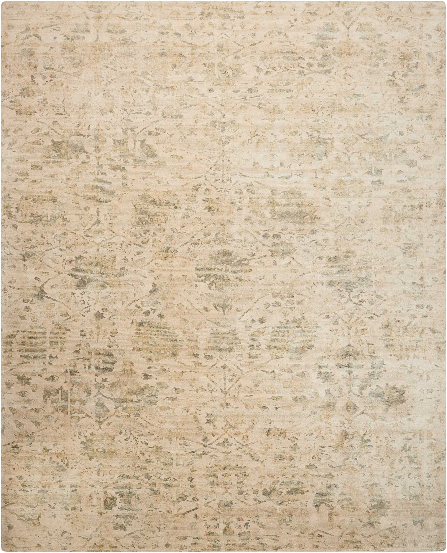 Nourison Home Lucent LCN05 Pearl  Transitional Knotted Rug