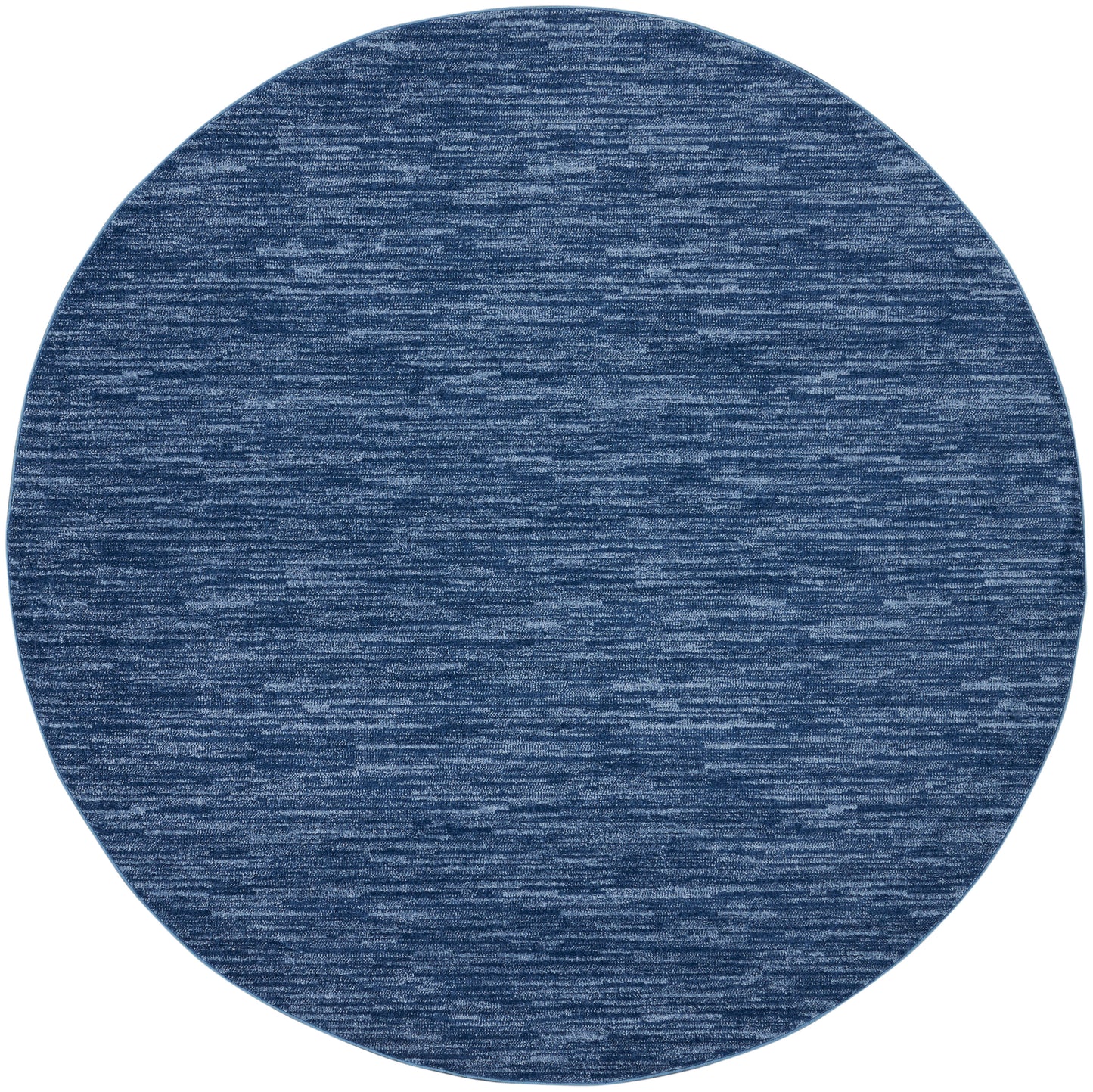 Nourison Home Nourison Essentials NRE01 Navy Blue  Contemporary Machinemade Rug