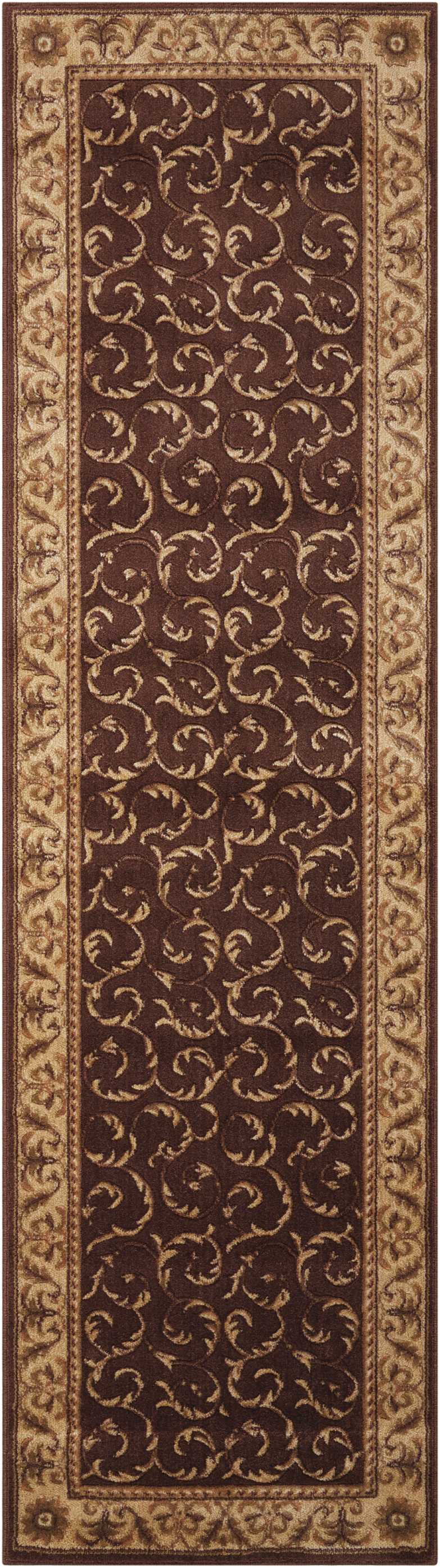 Nourison Home Somerset ST02 Brown  Traditional Machinemade Rug