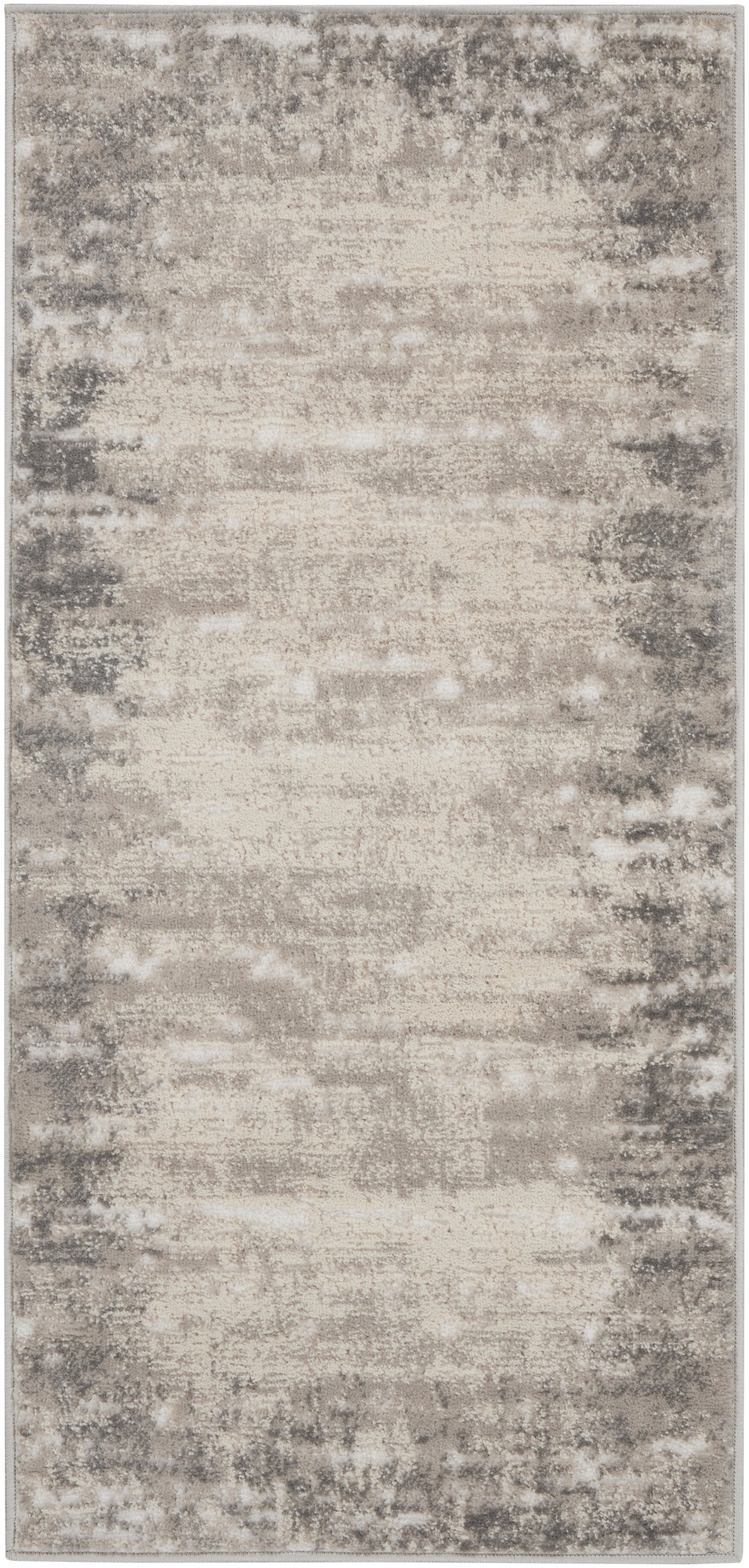 Nourison Home Cyrus CYR04 Ivory Grey Contemporary Machinemade Rug