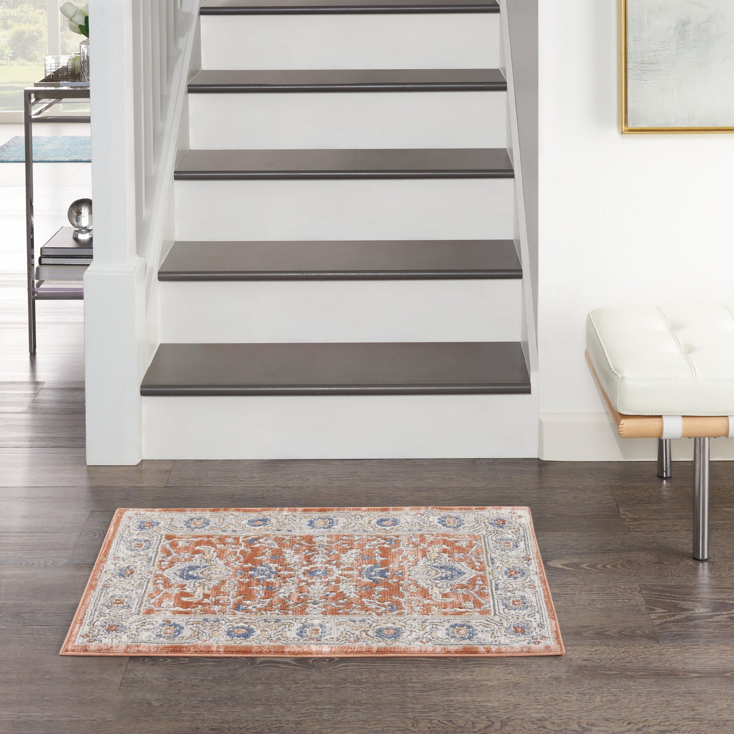 Nicole Curtis Series 4 SR402 Grey Multi Traditional Machinemade Rug