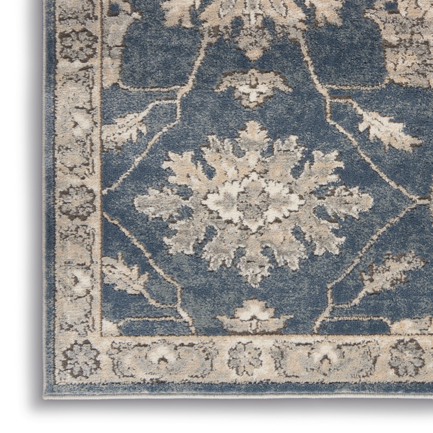 Nourison Home Quarry QUA06 Blue Beige  Traditional Machinemade Rug