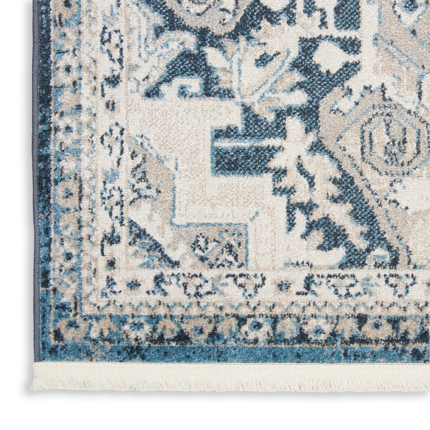 Nourison Home Carina CNA01 Blue Grey  Transitional Machinemade Rug