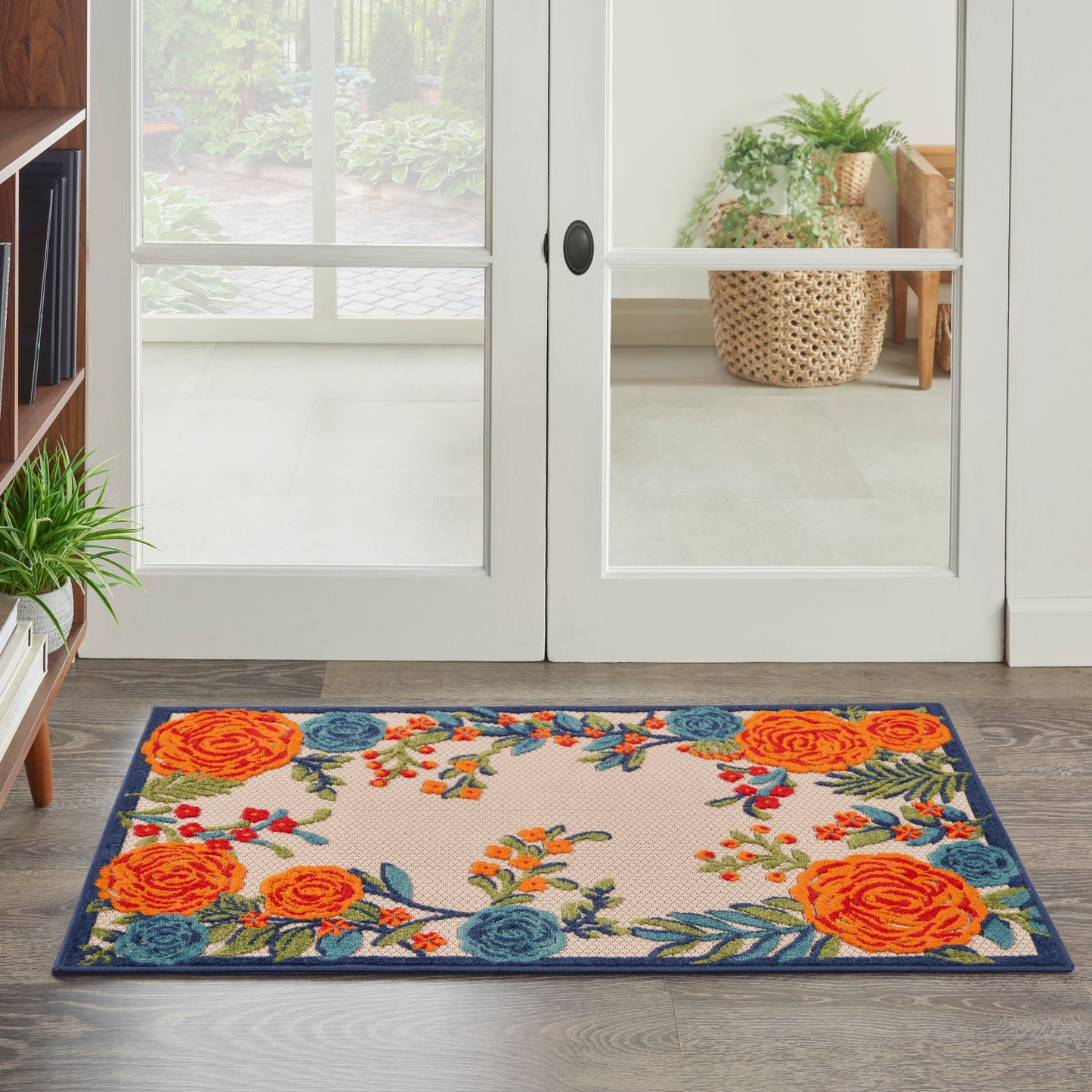 Nourison Home Aloha ALH32 Multicolor  Contemporary Machinemade Rug