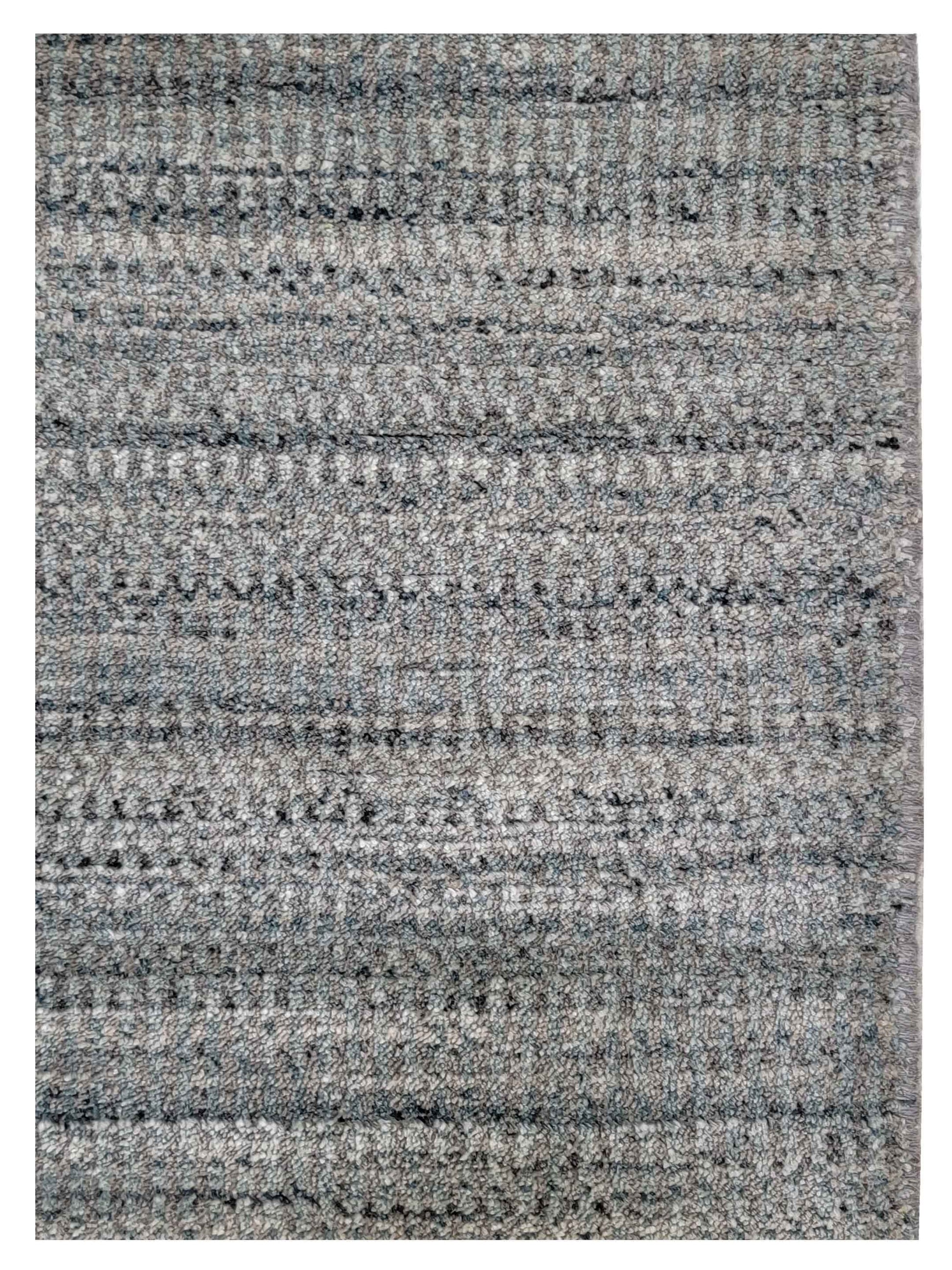 Artisan Heather Turquoise Grey Transitional Loom Rug - Rugs - Artisan - Atlanta Designer Rugs