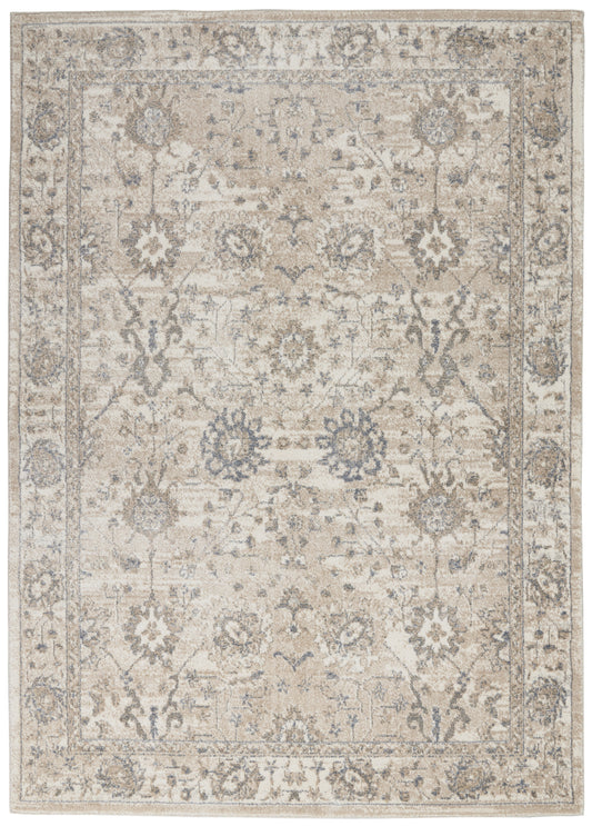 Nourison Moroccan Celebration KI384 Ivory Sand  Traditional Machinemade Rug