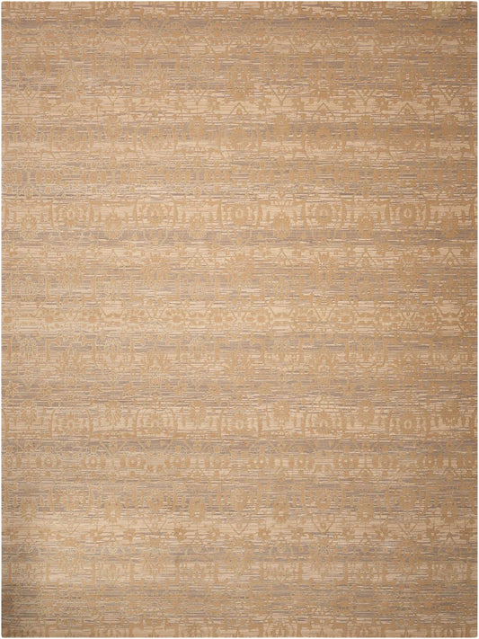 Nourison Home Silken Allure SLK23 Sand Contemporary Loom Rug