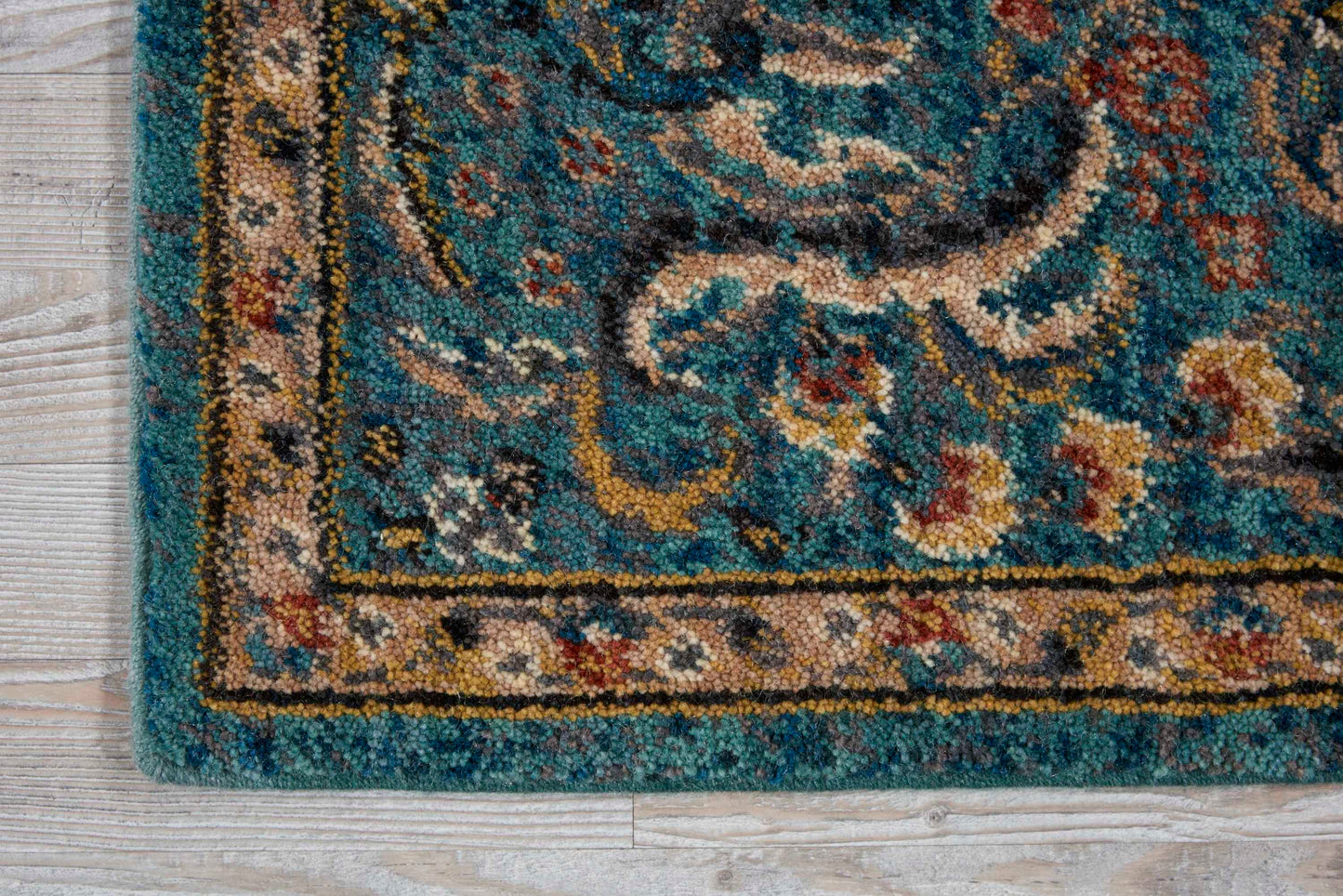 Nourison Home Nourison 2020 NR204 Teal  Traditional Loom Rug