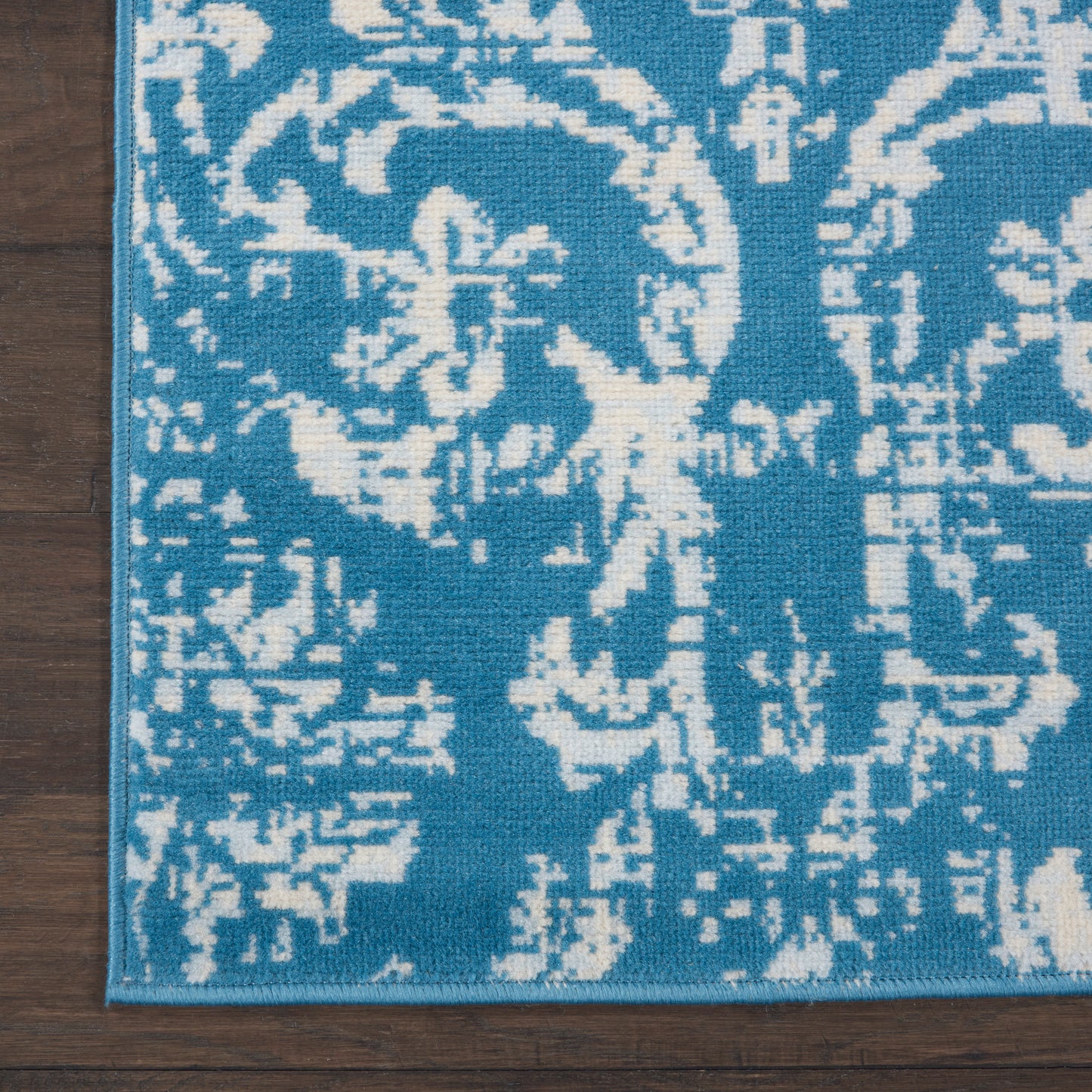 Nourison Home Jubilant JUB09 Blue  Transitional Machinemade Rug