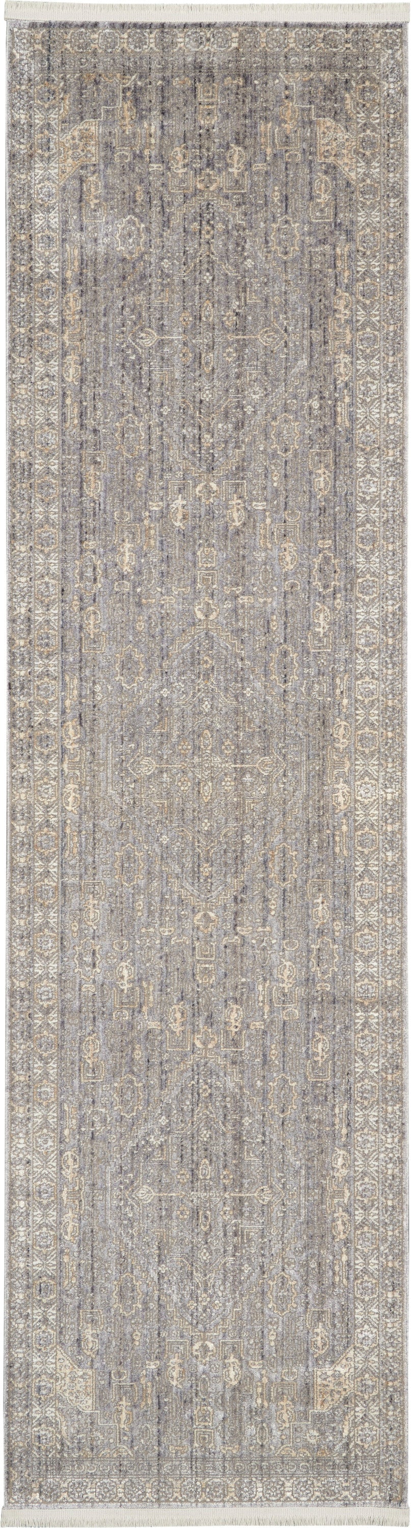 Nourison Home Lustrous Weave LUW02 Grey Beige  Machinemade Rug