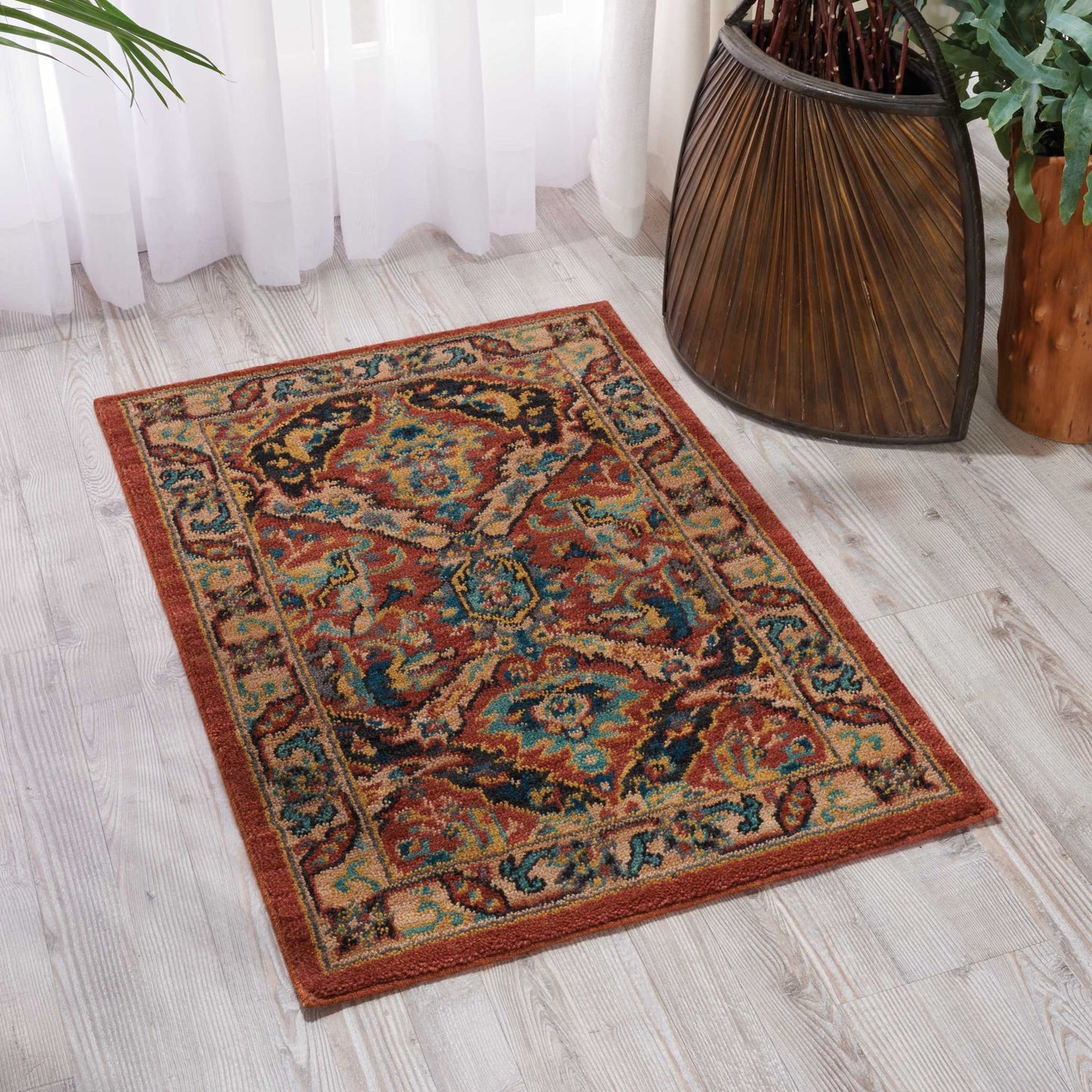 Nourison Home Nourison 2020 NR205 Terracotta  Traditional Loom Rug