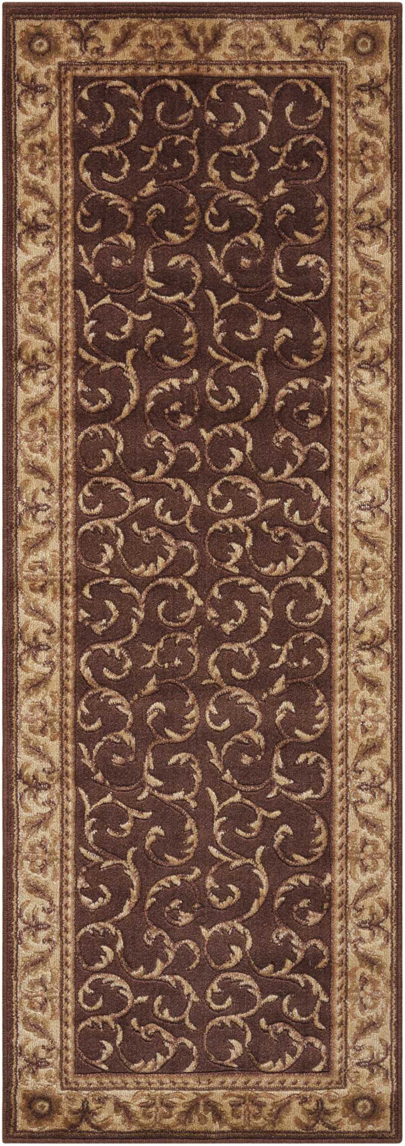 Nourison Home Somerset ST02 Brown  Traditional Machinemade Rug