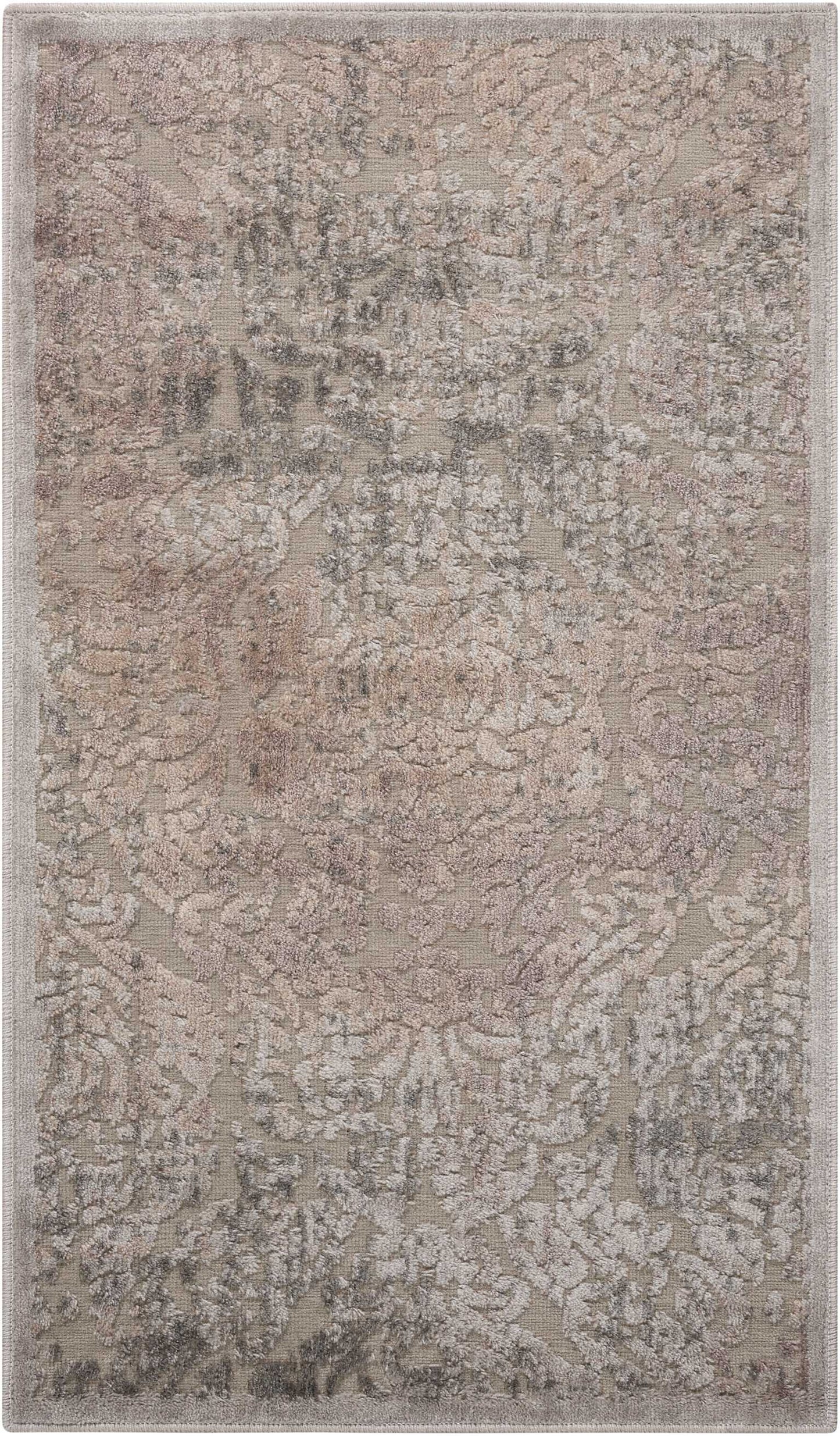 Nourison Home Graphic Illusions GIL09 Grey  Transitional Machinemade Rug