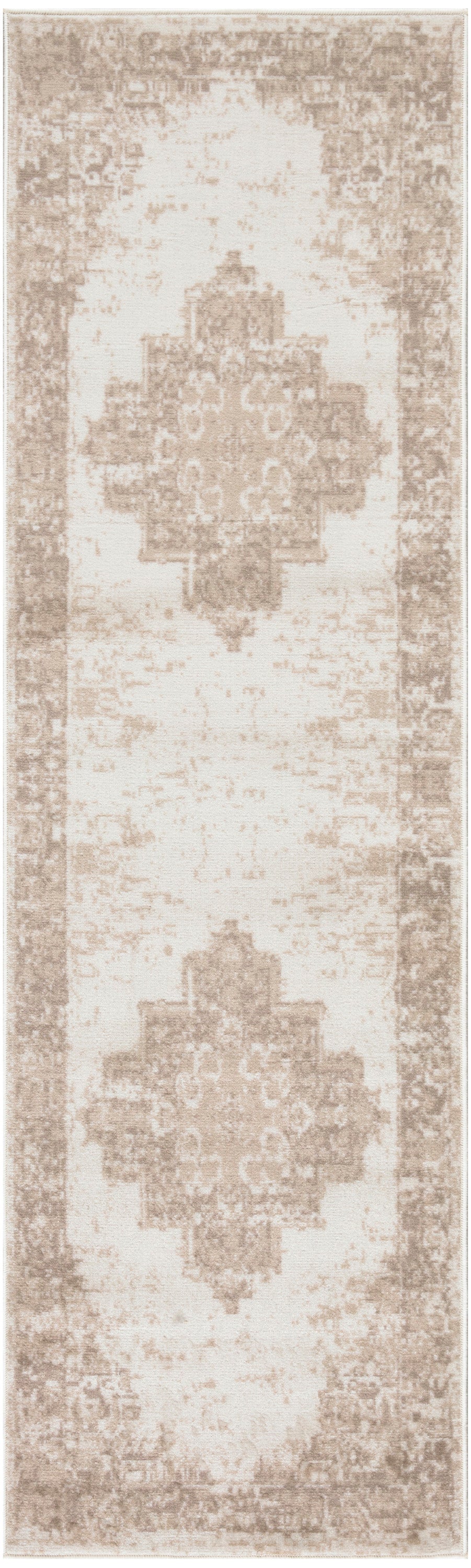 Nourison Home Grafix GRF14 Ivory Beige  Transitional Machinemade Rug